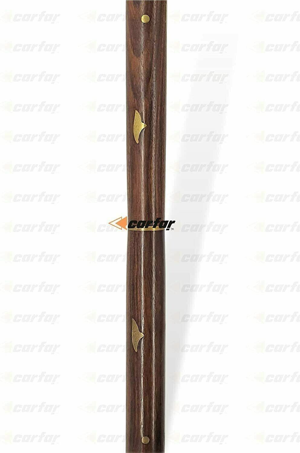 Walking Hand Cane Stick Designer Handmade Solid Brass Cane Stick for Men & Women