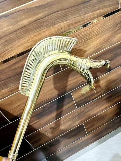 Brass Carnyx of Tintignac Celtic War Fully Playable Trumpet Horn Halloween Gift - collectiblegiftitems